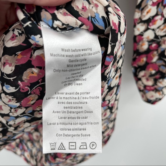 Daniel Rainn Maternity Floral Split Neck Tunic​ - Picture 6 of 11